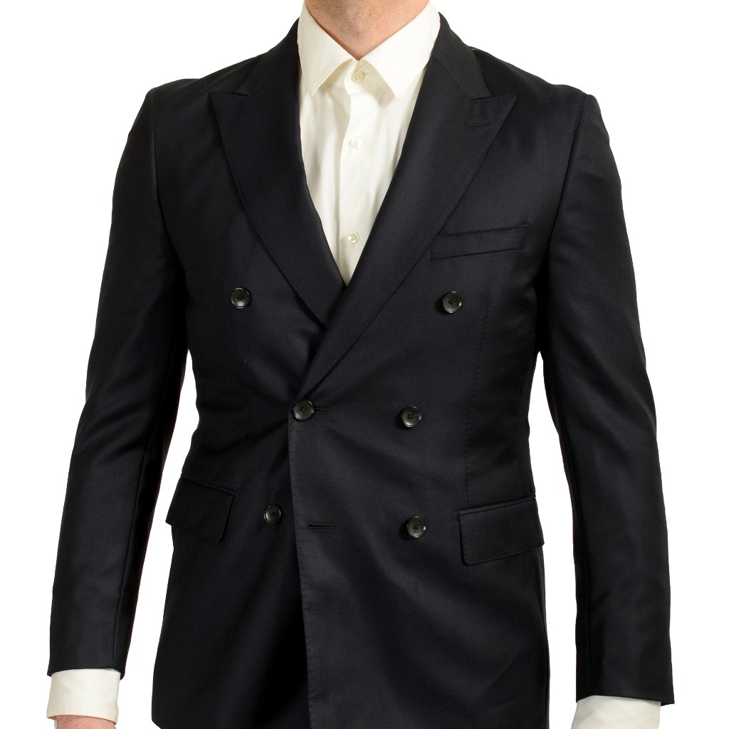 Hugo Boss Men's "T-Navin/Bennet" 100% Wool Double Breasted Blazer Us 36r It 46r